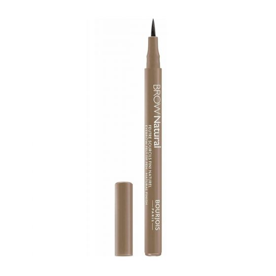 BOURJOIS BROW NATURAL EYEBROW FELT-TIP PEN - NATURAL FINISH - 22 CHATAIN